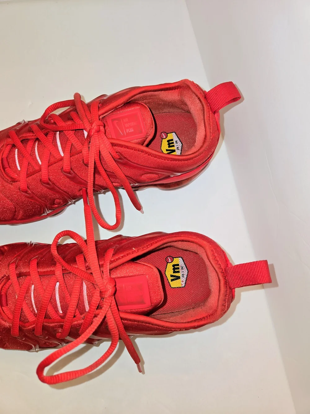 Nike Air VaporMax Plus Men's 8.5 Red Sneakers